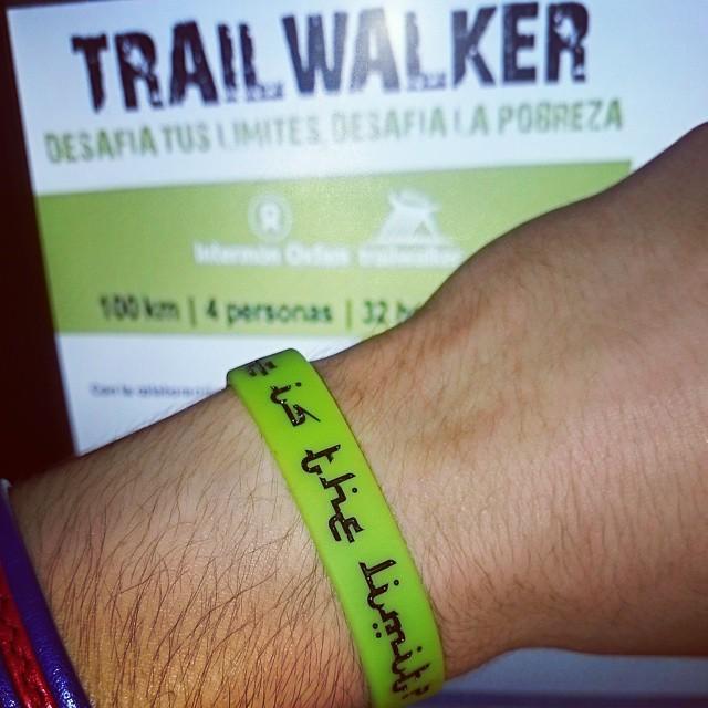 OITrailwalker's tweet photo. Bien! Cada año suman muchos donativos! MT @OfficialYeray: Ya tengo mi pulsera de edición limitada de @whereisthelimit http://t.co/dARO89gk6j