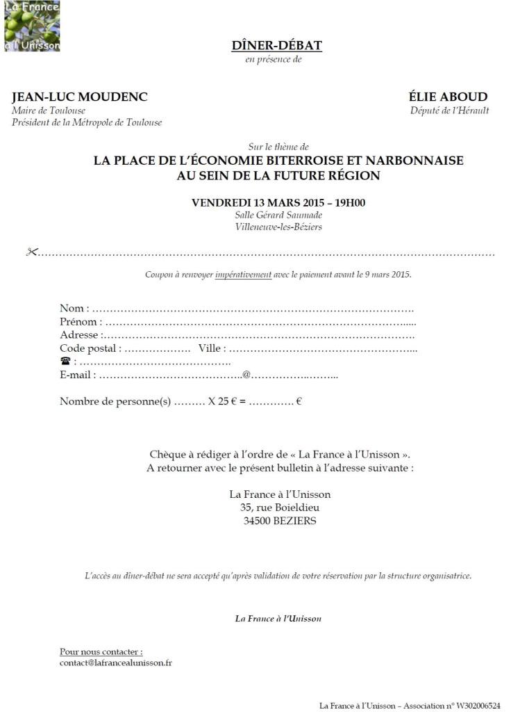 34Rpf's tweet photo. Beziers : dîner débat avec @jlmoudenc autour de l'économie le vendredi 13 Mars à partir de 20h00 http://t.co/4M3vKeFme0