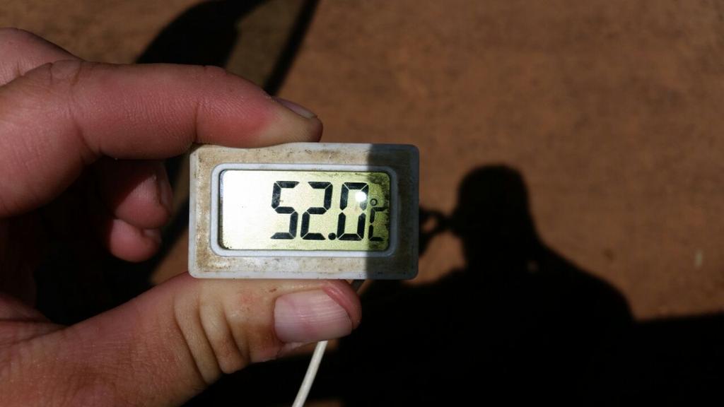 DeanBrent's tweet photo. Was like a day in hell: #hottestdayever http://t.co/aXQ3zx60dM