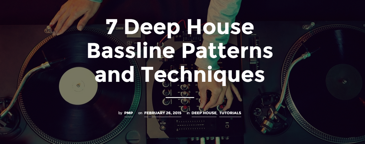 logic_pmp2's tweet photo. Learn how to produce 7 Deep House Basslines | Tips &amp; Tricks for Producers http://t.co/mGmfMkI5Z0
#logicx #daw http://t.co/leXtrANWlG