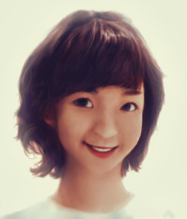 A drawing of Park Min Young I just made. Happy birthday! 
