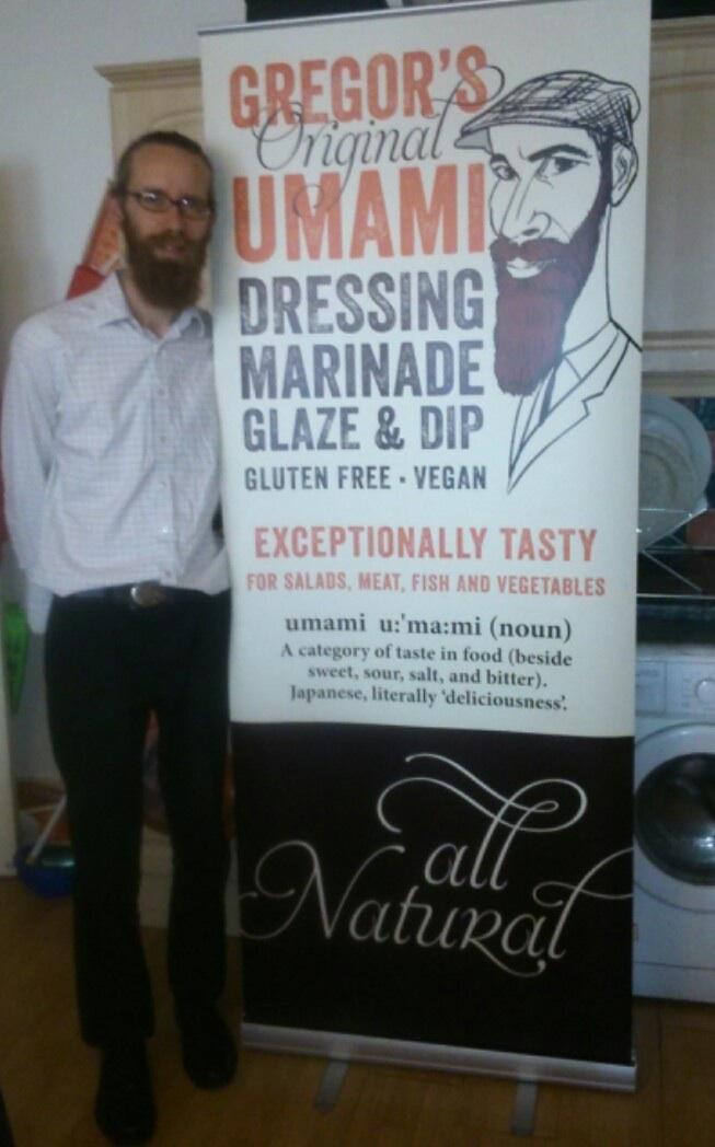 gregorsdressing's tweet photo. impressed w' banner - all ready in for @kitchtablepro event &amp; @BBCGoodFoodShow in summer - superb design @spikyshooz http://t.co/IMCvLQsMeu