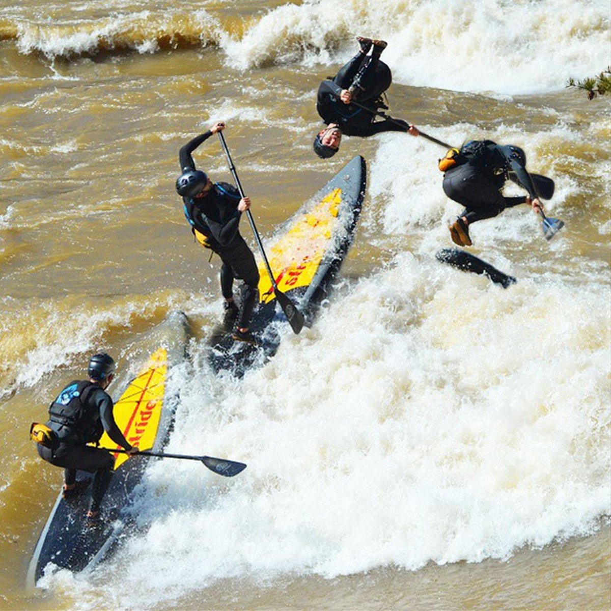 Just your casual #backflip on a #sup!  Well done Luke!