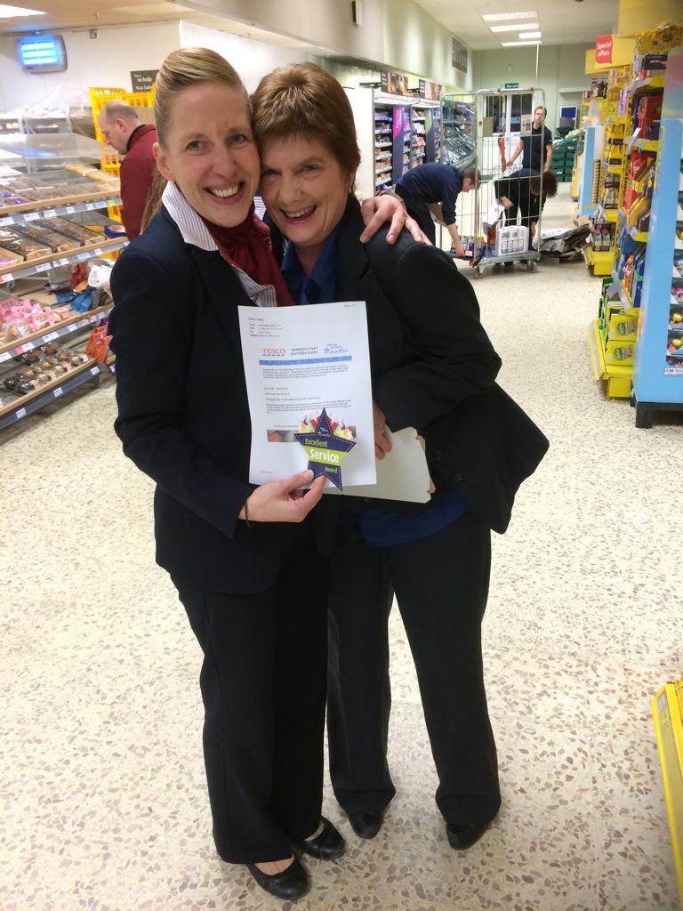 Angie from our bws dept receiving a fantastic wow comment! Thanks angie &amp; well done!  👏@tesco_2941 <a href="/elmer_craig/">Craig Elmer</a>
