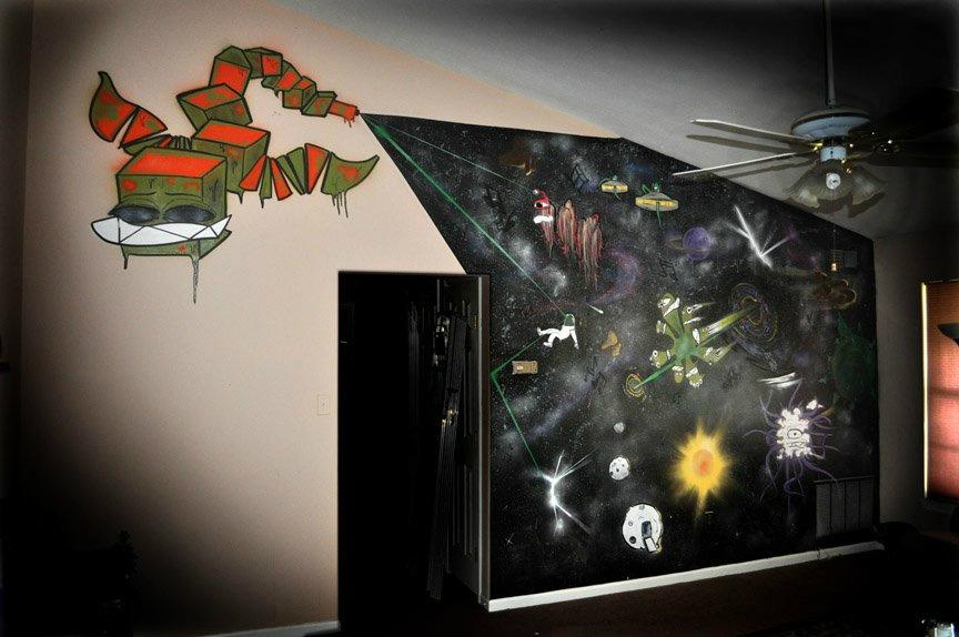 a mural i did #breignstorm #baltimoreart #baltimore #maryland