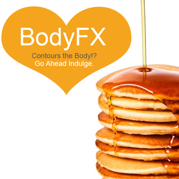 Invasix's tweet photo. #BodyFX contours and shapes the body?! Another reason to indulge on #NationalPancakeDay 
#yum #pancakes http://t.co/YAU1ALRyJ0