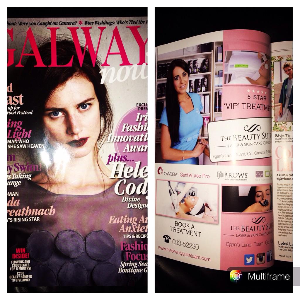 BeautySuiteTuam's tweet photo. Spotted #galwaynow #magazine #march #2015 #5Star #treatments @BeautySuiteTuam @annaforde http://t.co/ezEP3vNASH
