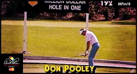 APinv's tweet photo. Of #APinv’s 17 holes-in one, Don Pooley’s 4-iron ace on 17 in ’87 paid out $1M. #APinv18 http://t.co/pJ6uxomiFd http://t.co/TRenYVilym