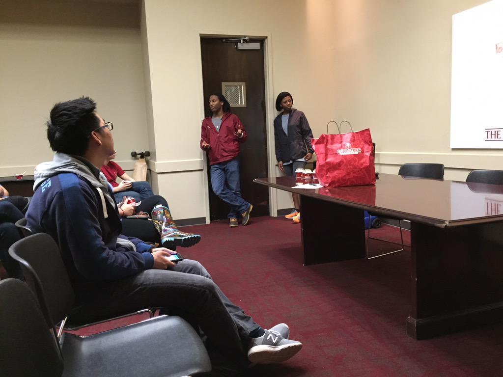 Excited to be speaking to <a href="/uanscs/">Alabama NSCS Chapter</a> tonight.. These students are serious about doing service