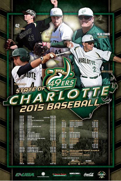 PosterSwag.com 2015 #BaseballSwag Poster Social Vote: RETWEET to vote for: <a href="/Charlotte49ers/">Charlotte 49ers</a> @NinerBaseball