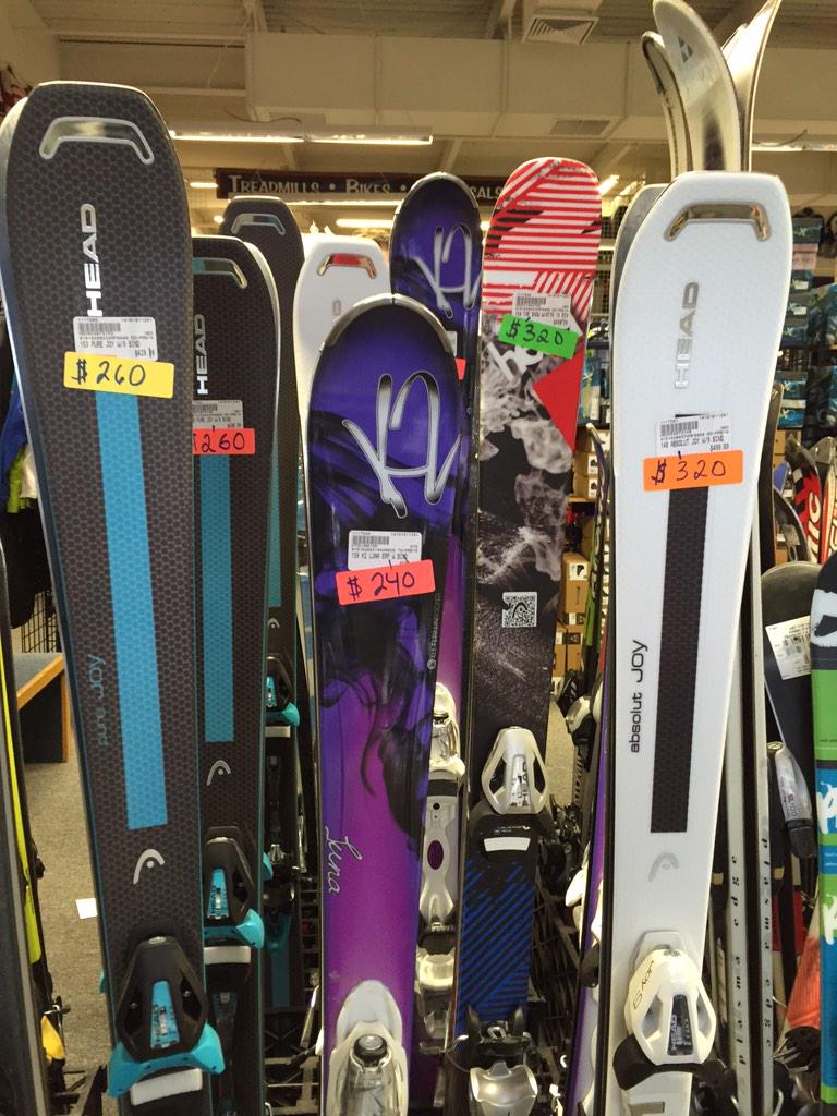 PIAS04101's tweet image. As the temperatures are going up, the prices of our skis are going down, come get them while they last!
