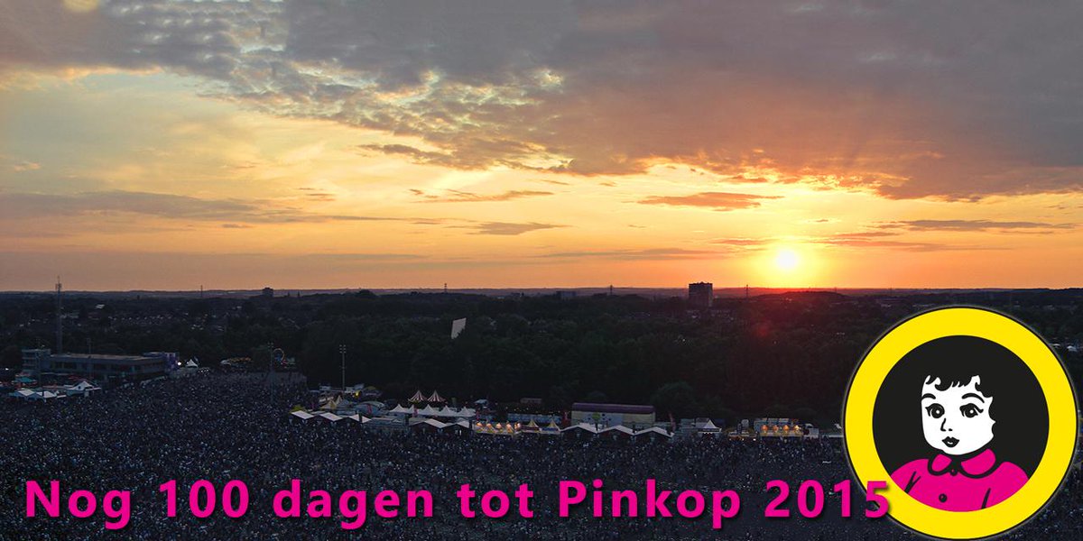 We zouden het bijna vergeten: nog maar 100 dagen tot Pinkpop 2015! #pp15