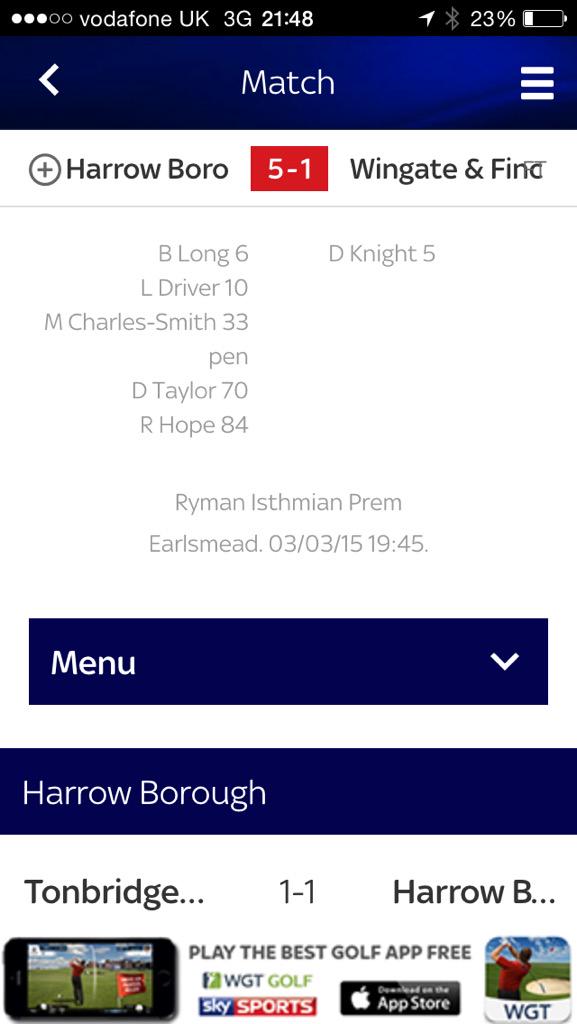 L_O_N_G_Y's tweet photo. I'm back first game goal and a win #soz #rightmid #steady even @r_hope1995 scored #weyyyy @harrowboro_fc http://t.co/xbrS59e2T5