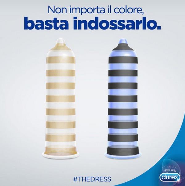 MiguelMorenatti's tweet photo. 'No importa el color, basta con ponérselo'
Genial publi de @durexitalia aprovechando el tirón del traje. http://t.co/wks1KSI9gJ