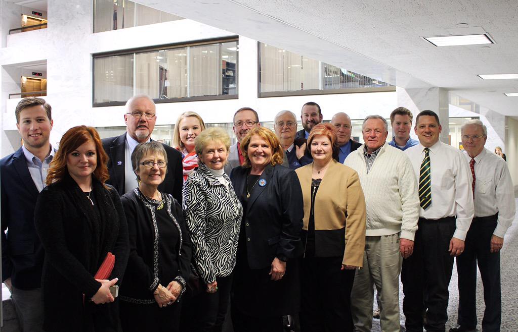 Sen. Heidi Heitkamp on Twitter "Met w/Garrison Diversion Conservancy