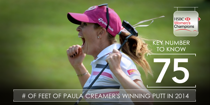 LPGA's tweet photo. #LPGAKeyNumberToKnow with @ThePCreamer #HSBCWomensChampions #ThePutt http://t.co/tTIduHyNUk