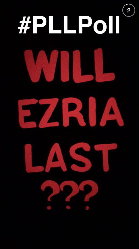 fangilsaresweg's tweet image. No I hate Ezra😭😂 #PLLPoll