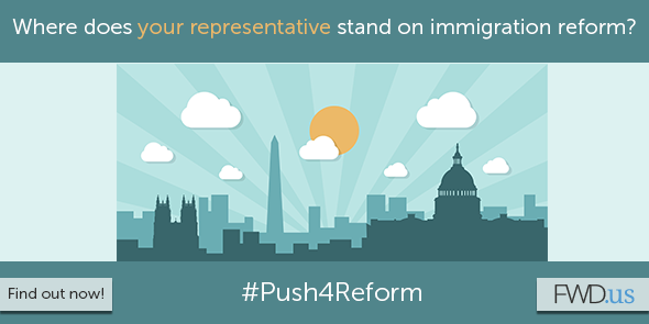 FWDus's tweet photo. Find out where your representative stands on #immigration reform now! http://t.co/NGXpyrCXf2 #Push4Reform http://t.co/i4Wcoh9mIB