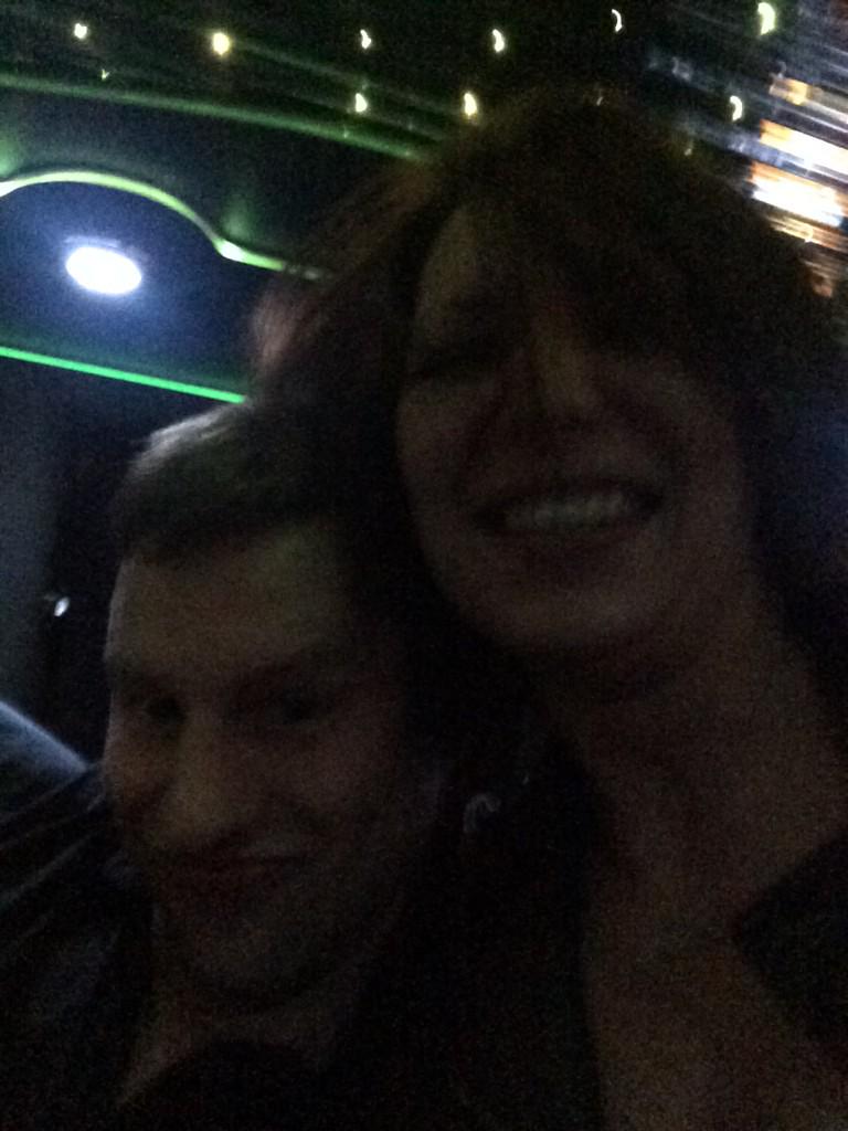 Gayle_Perry's tweet photo. Partying with AdamSamberg~ http://t.co/DF4iYXpYCk