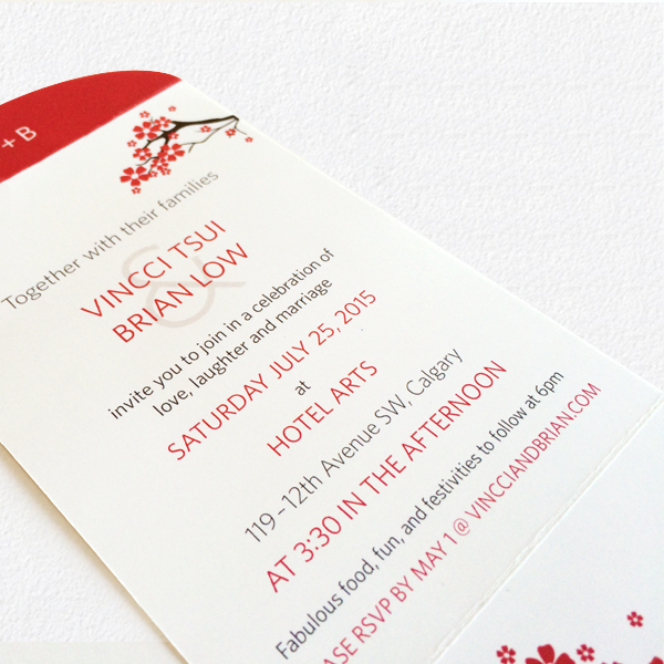 creativeminc's tweet photo. Wedding invitation for my cuz and his lovely lady 💑 ! English + Chinese translation #design #graphicdesign #wedding http://t.co/jzcAHzjfZ5