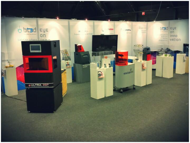 BrillTechNL's tweet photo. Mocht je ons niet kunnen vinden? Hier staan wij op de #Rapidpro2015 met envisionTEC, Mass Portal, Gemvision ... http://t.co/zeJ7Dx1G4c