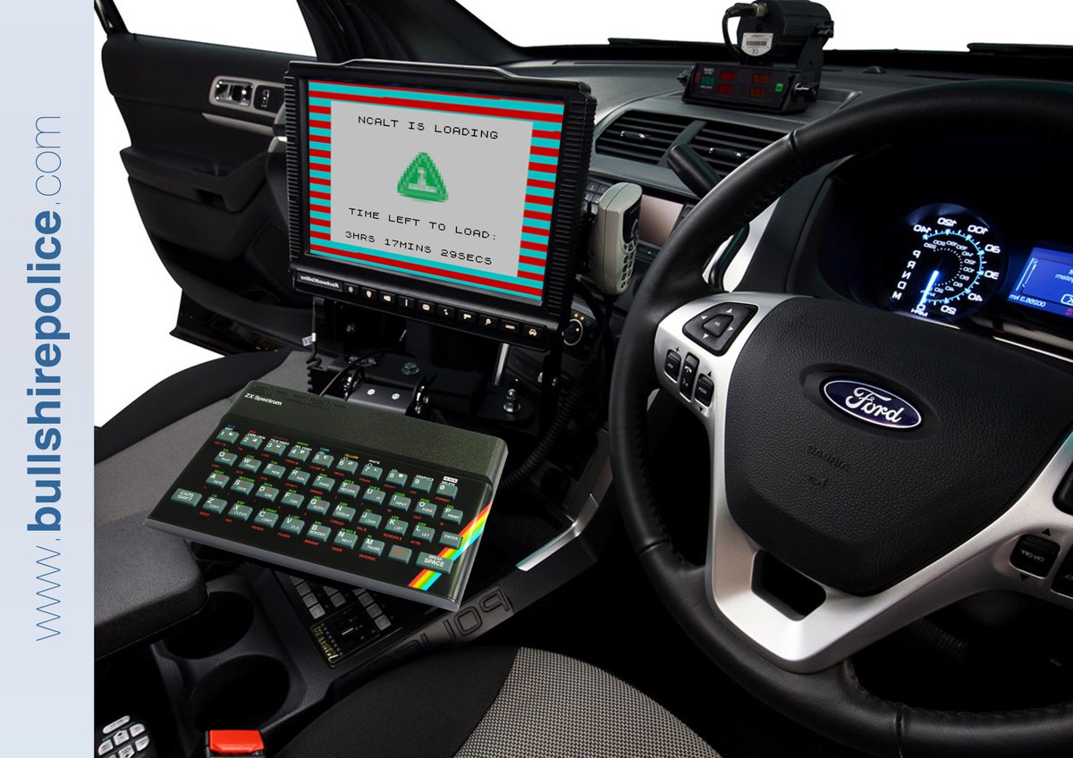 BullshirePolice's tweet photo. Bullshire Police reveal our 'In Car Computer Based Training Computers' #CuttingEdge #Sinclair #Z80Processor #16K http://t.co/UM2KwyCyma