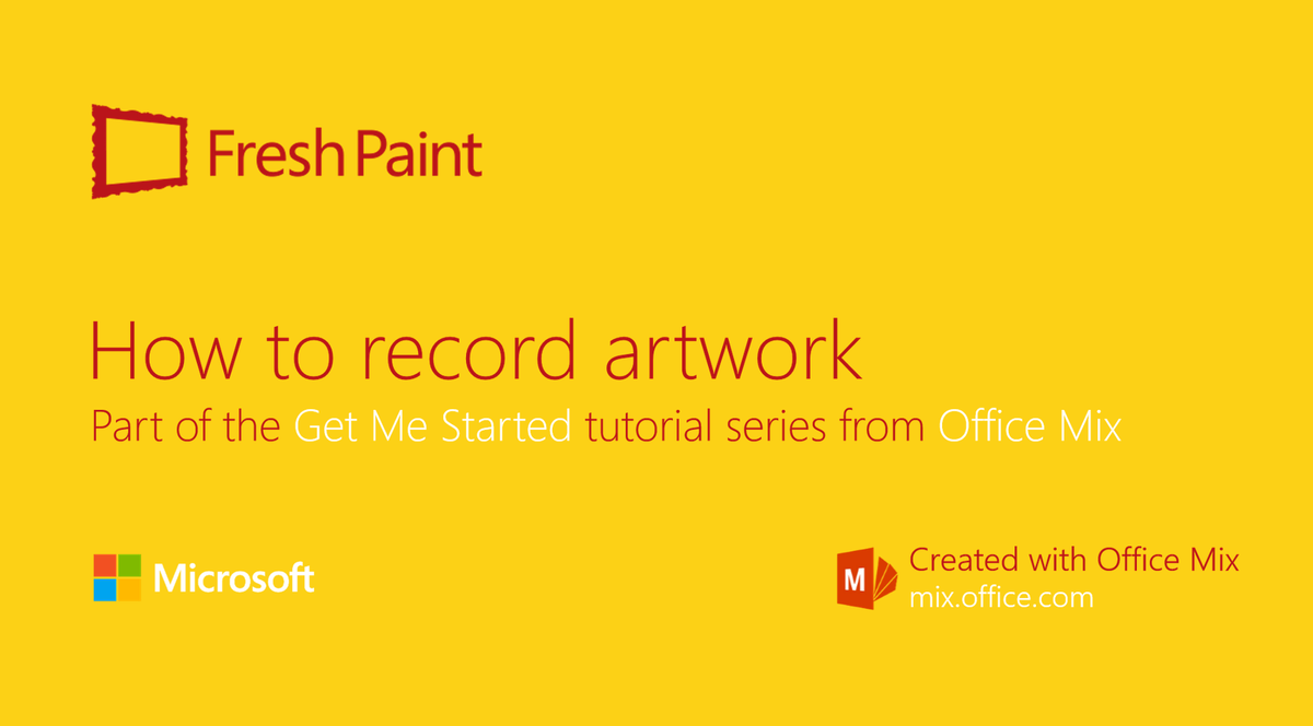 Fresh Paint tweet media
