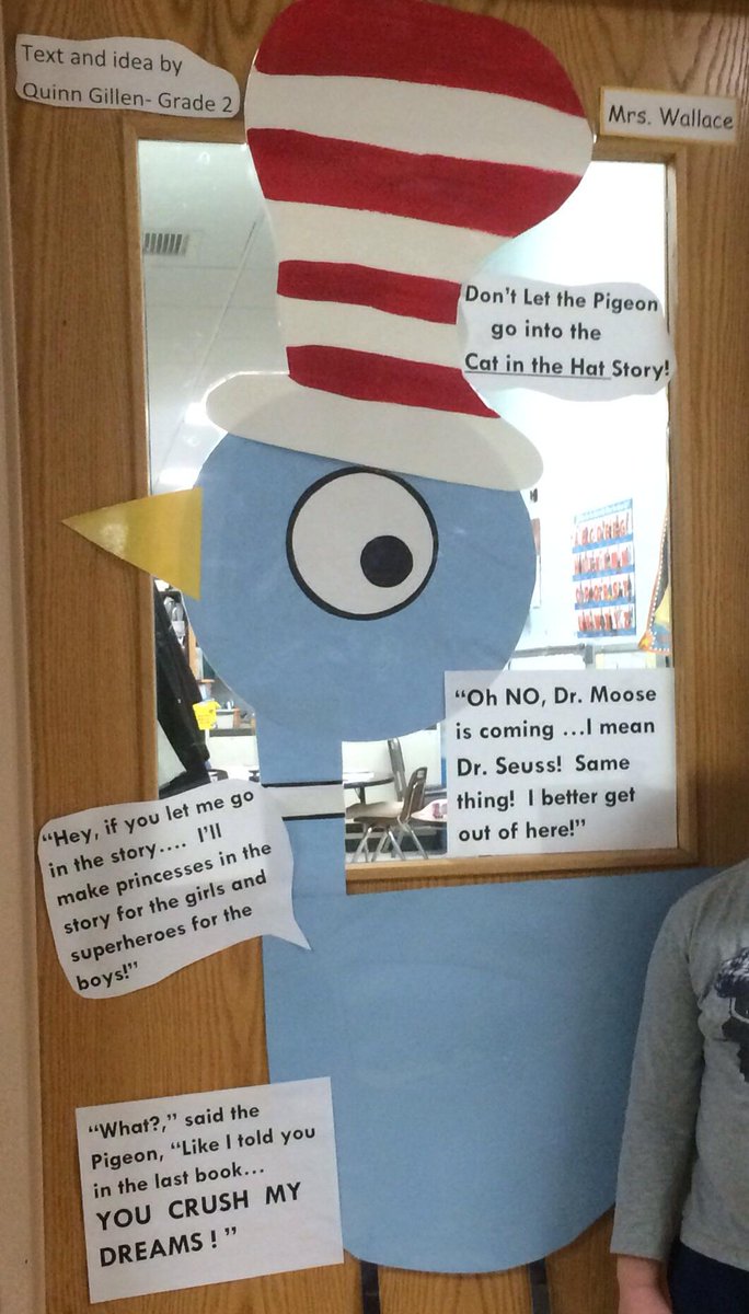 MrsWallaceREAD's tweet photo. Celebrating with an awesome author who excites kids about reading @moWillems@The_Pigeon #drseussbirthday http://t.co/NOFvOLseC9