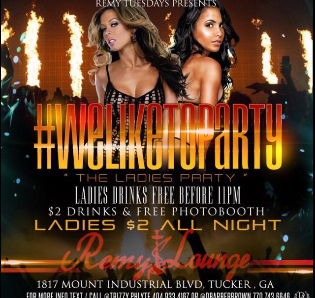 _ARNetwork's tweet photo. #WeLikeToParty #RemyTuesdays right now GET HERE! @AJtheDJ_ATL on the 1s n 2s http://t.co/o3GrLWdKJH