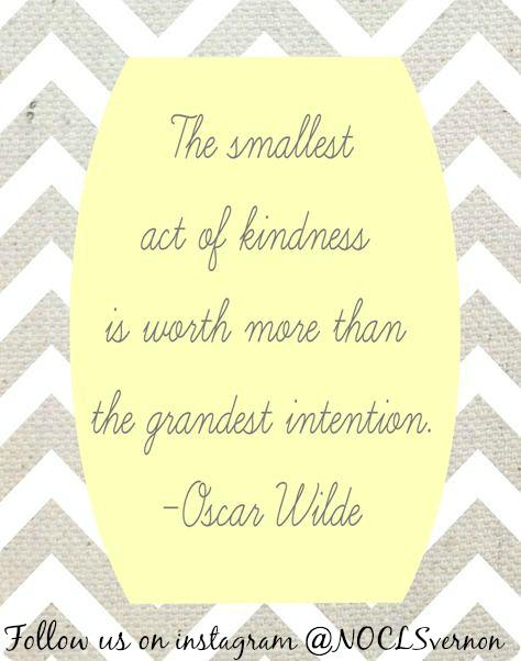 'The smallest act of kindness is worth more than the grandest intention.'#charity #community #kindness