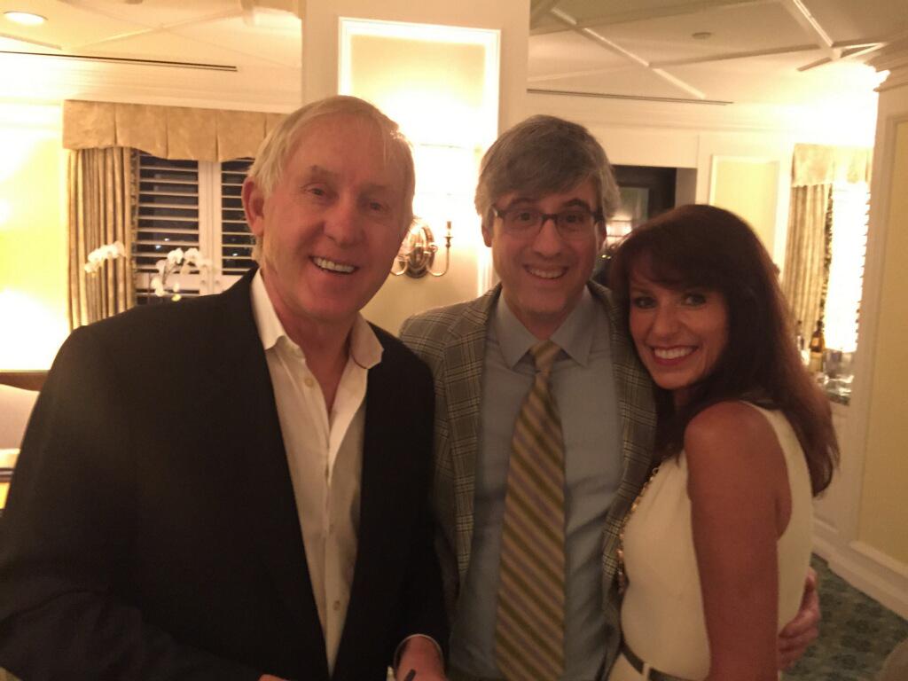 Francis Tarkenton with wife Linda Tarkenton and a man