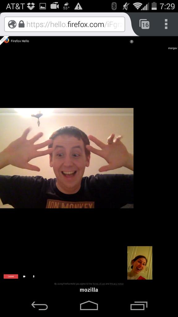mleibovic's tweet image. Saying &quot;hello&quot; from @FennecNightly! #FirefoxHello