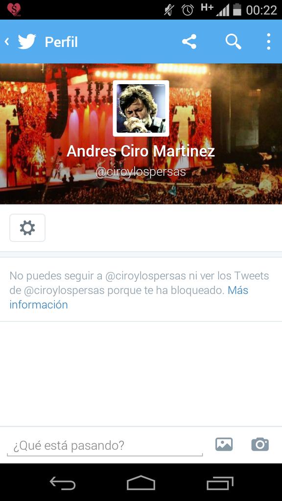 Mpauliter's tweet photo. Te juro que fue con amor ese tuit. No me hagas esto ASHUDA @ciroylospersas http://t.co/vGSuG1KM82
