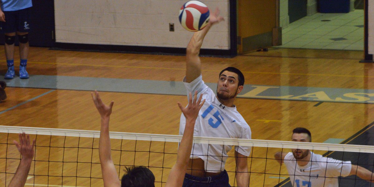 LasellAthletics's tweet photo. Men's Volleyball: Rivier 1, Lasell 3 (F) Men’s Volleyball Tops GNAC in 3-1 Victory over Rivier http://t.co/qCKEUovQcH http://t.co/n0gjwd1Oda