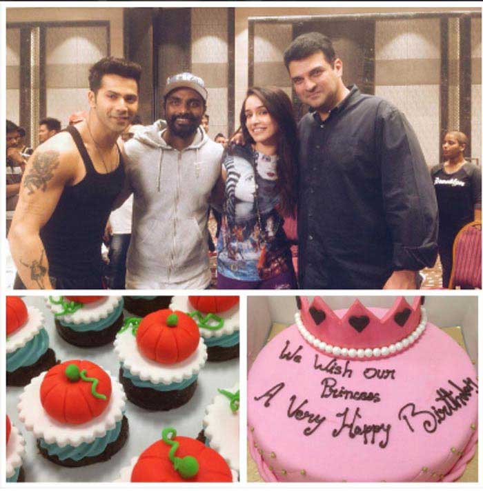 \" IN PICS: celebrates birthday on ABCD 2 sets
 