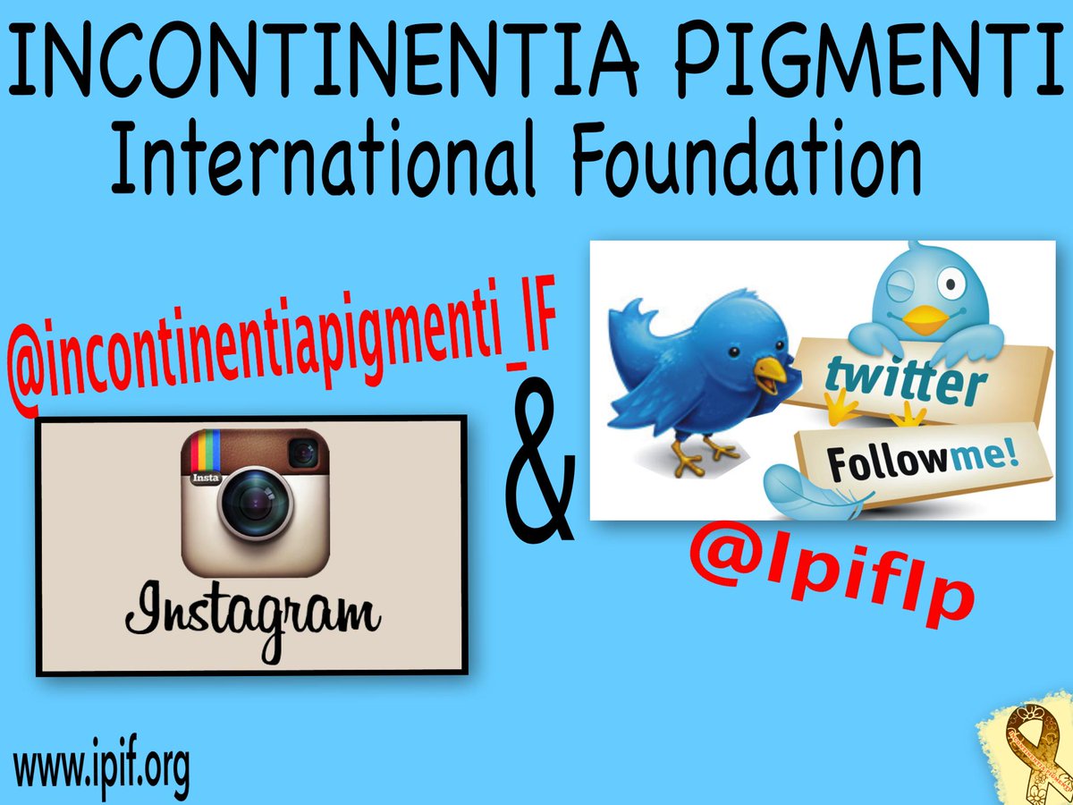 IpifIp's tweet photo. Find Us On Facebook
https://t.co/TCWwq7iZLX
#IncontinentiaPigmenti #SharingIsCaring http://t.co/OMMpNhIgEf