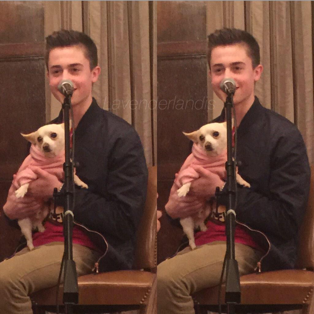 grantlandis's tweet photo. Here is a picture of me and my main homie on tour http://t.co/KrNj7aK6rd