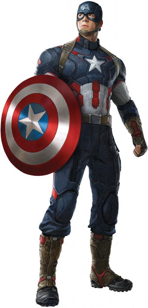 ComicBookNOW's tweet photo. Captain America's new AGE OF ULTRON costume makes his AVENGERS costume look like bad cosplay. http://t.co/GOsy5lr5GK