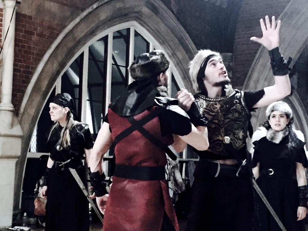 anthony_hollis's tweet photo. #Tamburlaine dress run #fourthmonkeytc http://t.co/cPKHPkSdZ3