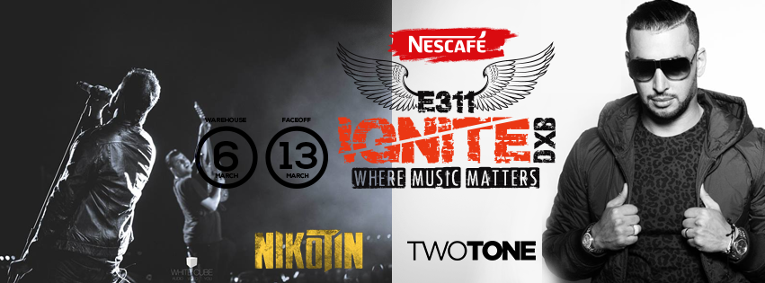 IGNITEDXB's tweet photo. Hey @TwoToneDXB @Nikotinmusic - can't wait for u guys to set the #stage on #fire @ #IgniteDXB '15! #music #Dubai http://t.co/G0IUCV1jmD