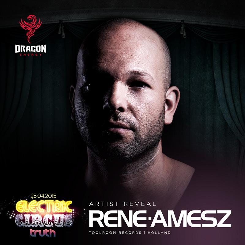 Electric Circus is proud to present <a href="/reneamesz/">RENE AMESZ</a> of <a href="/toolroomrecords/">Toolroom</a> to headline <a href="/Truthnightclub/">Truth Nightclub</a> on 25 April 2015