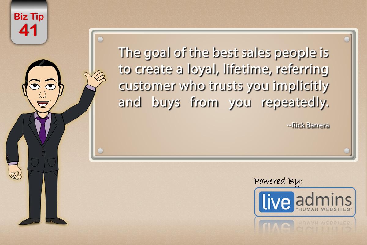 LiveAdmins's tweet photo. Goal of the best sales people by @RickBarreraTips
#superCSR
@tedcoine @johntschohl @johnrpatt @TeresaAllen @Hyken http://t.co/vRY8TKseJ6