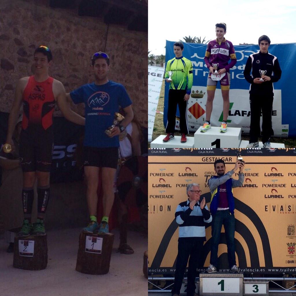 acorrecuita's tweet photo. Podios acorrecuita de @Jose_VC33 en #DuatlonOlocau, #A.Ortiz en #DuatlonSagunto y @vinxhento en #TrailGestalgar. http://t.co/Cf8OpqJU5o