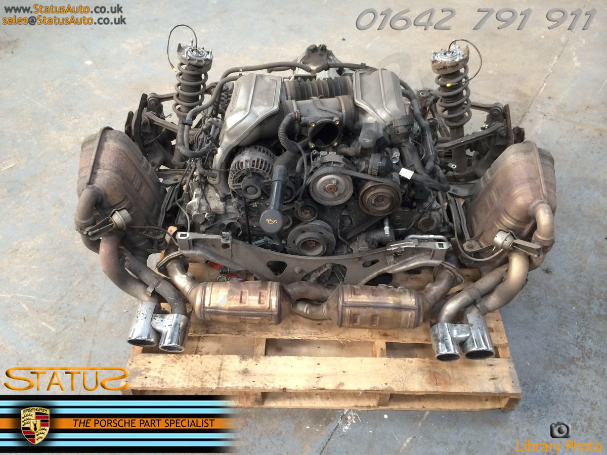 StatusPorsche's tweet photo. Just been removed from a donor car we are breaking for parts #Porsche 911 997 #Carrera S #Engine #Gearbox #BREAKING http://t.co/AGc6xJ2ev8