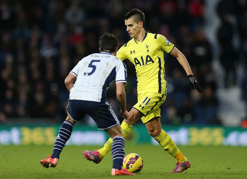 Happy 23rd birthday to Tottenham\s Erik Lamela. No Spurs midfielder has more PL assists than him this season (5). 