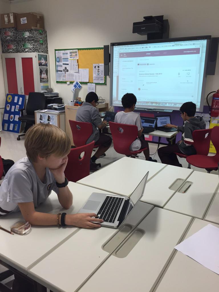 <a href="/QaSidra/">Qasidra</a> students with Mr. Mohammed #stemprojects #qasidragr7