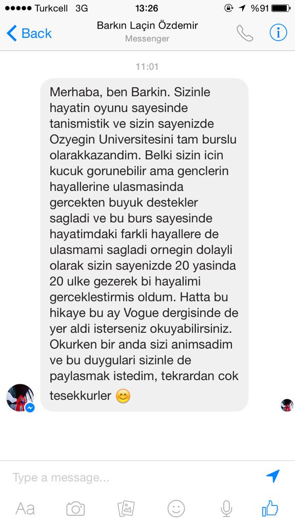 Ozyegin Icin yaptigimiz proje deger yaratan bir is oldu, boyle mesajlr gelince mutlu oluyorum <a href="/ErhanErkut/">Erhan Erkut</a> <a href="/41_29/">41? 29!</a>
