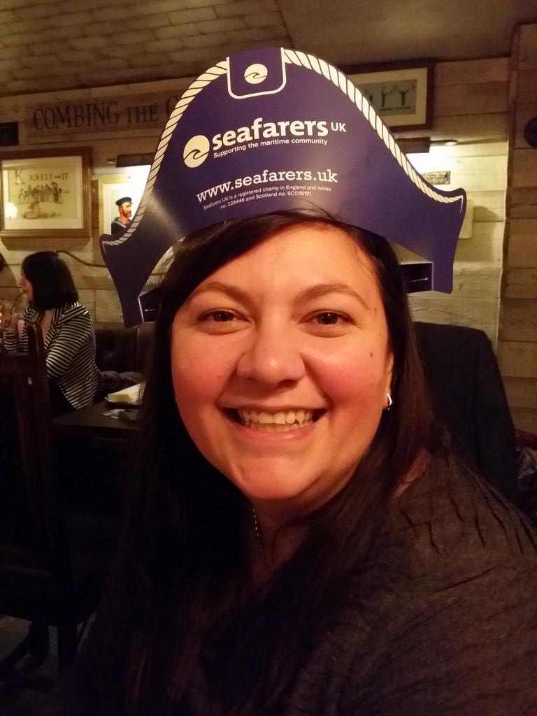 propellerists's tweet image. Raising funds for @Seafarers_UK and looking cool into the bargain @shippingpr @sue_hen