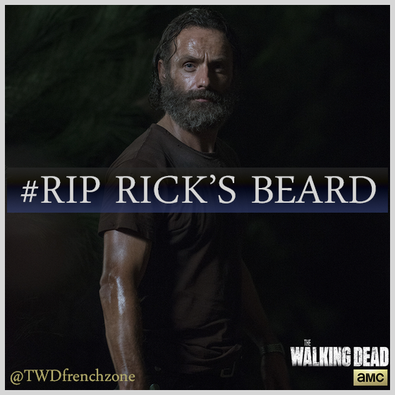 TWDfrenchzone's tweet photo. Rendons hommage à la barbe de Rick ! RT #RIP #RickBeard #TWDFamily #TheWalkingDead http://t.co/gcFUSI4BOb