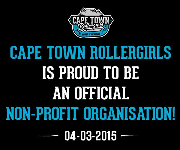 CTRollerDerby's tweet photo. We're proud to announce that we are now an OFFICIAL NPO! #capetown #yourmothercityderby #rollerderby #capesport http://t.co/p2XP1ZFvUm